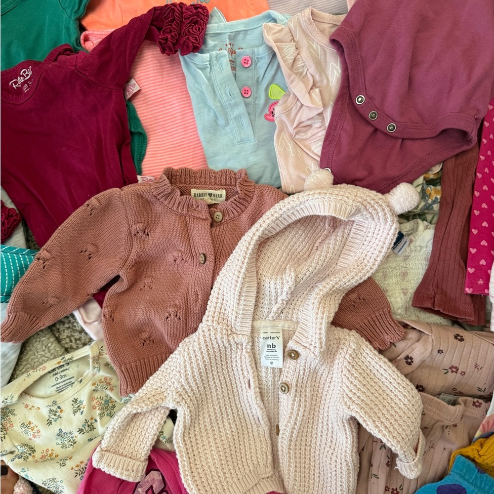 Baby Girl Clothing Bundle 0-3 months and some 3-6 months